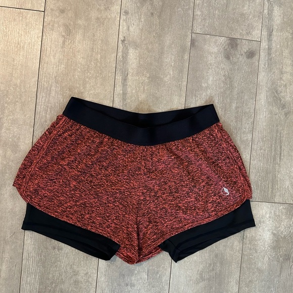 Women’s 2 in 1 Athletic Workout Shorts Activewear Jogging Sz Small - Picture 8 of 10